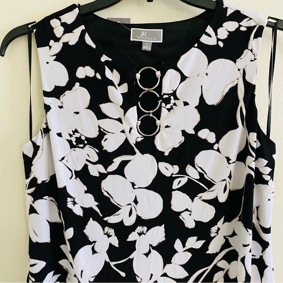 JM Collection dress. Size S. Formal dress. Color block dress Office wear MIDI - Picture 9 of 9